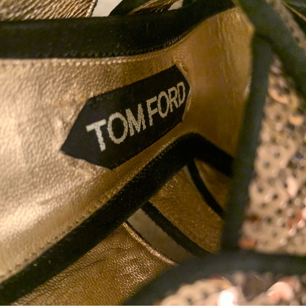 🔥🔥🔥TOM FORD Sandals Size 9 or 40 Europe runs really small like size 8 - Picture 11 of 16